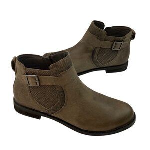 *Abeo Bio System Yana Booties Womens Sz 9.5N Gray Comfort Ankle Coastal Grandma